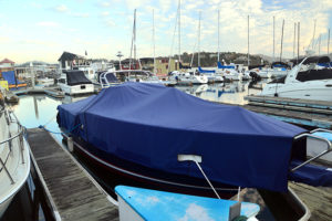 Blue Boat Cover Oste