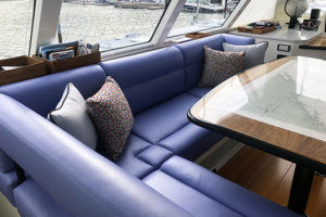 salon cushions boat