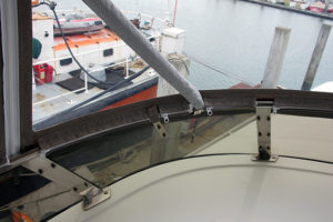 Interior boat enclosure detail