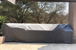 large outdoor kitchen cover