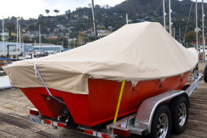 tan boat cover