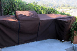 Outdoor kitchen cover custom