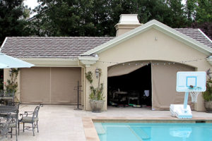 Pool house enclosure