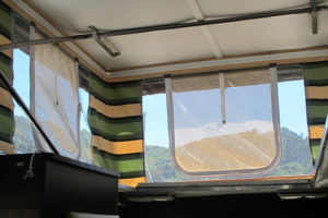 pop top camper interior