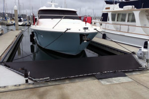 dock trampoline for recreational boat storage