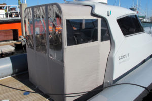 Custom enclosure with windows