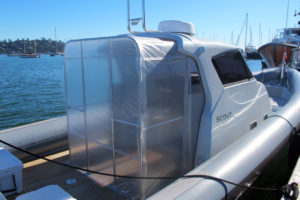 boat enclosure templating