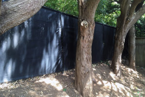 mesh privacy panels black