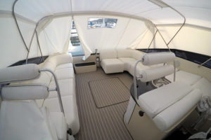 Infinity Flooring on flybridge