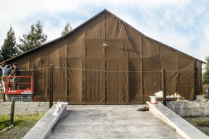Custom barn enclosure front