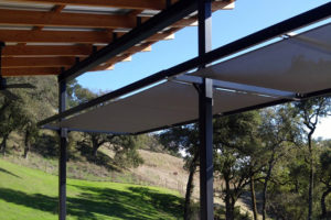 residential custom tension awning