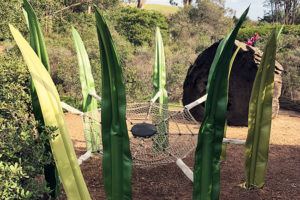 large vinyl green blades of grass