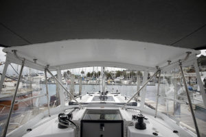 Interior view of Hardtop Dodger looking out front window