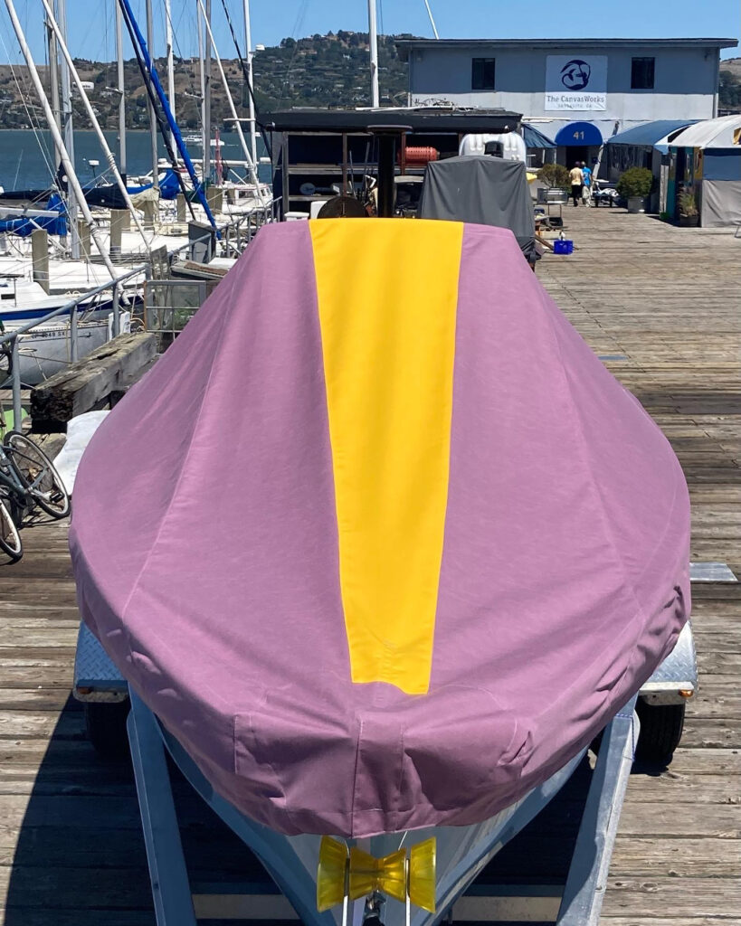 purpleyellowdinghycover The Canvas Works, Sausalito, San Francisco