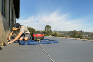 fabric canopy installation