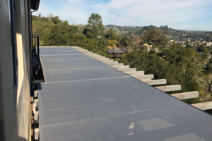 fabric canopy above