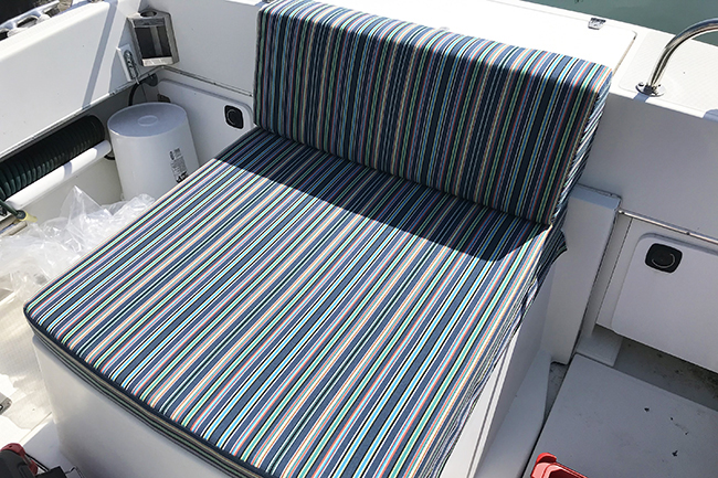 The Almighty Boat Cushion: A guide to boat cushion fabrication, foam,  fabric, fit & style! - The Canvas Works, Sausalito, San Francisco